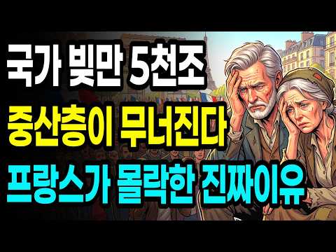 나랏빚만 5,000조 돌파.. 복지 천국 프랑스 중산층이 무너진 진짜 이유 l 똑똑해지는 경제학