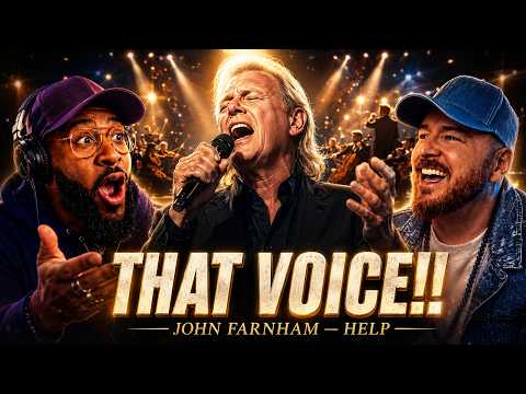 WE WERE NOT READY FOR THAT VOICE!! American Rappers React to John Farnham - Help Live