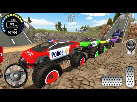 Extreme Police Monster Trucks Off-Road #6 - Extreme Racing Game stunts driving - Android GamePlay