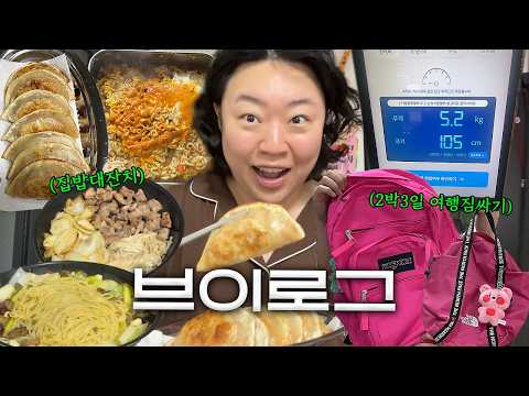 집밥 야무지게 해먹고 또 여행준비하는 담영상 티저(?)브이로그