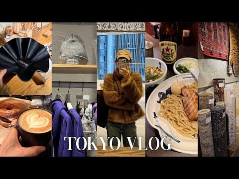 TOKYO vlog_ N번째 가도 좋은 느좋 카페, 맛집, 쇼핑, 숙소 소개_ 나홀로 2박3일 도쿄 여행