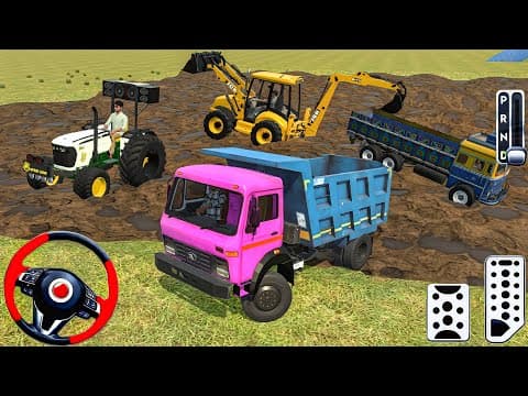 Toddlers' Car Game - Games for 5-Year-Olds - Kids' Favourite Truck JCB Driving - Mini Toy Vehicles
