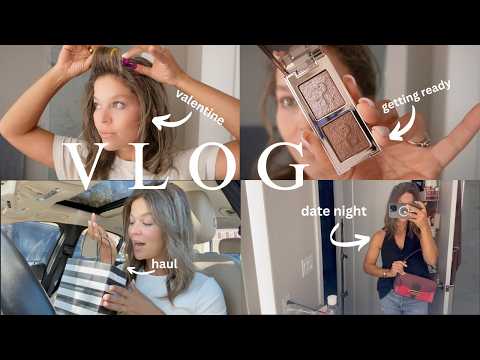 VLOG: valentines date night. makeup. hair. life in fl. #vlog #grwm #dayinmylife   | Holly Lynora