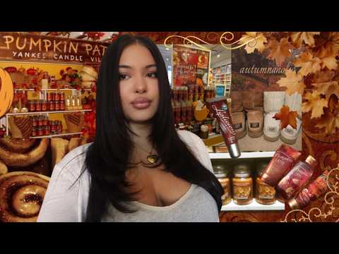 THE START OF FALL VLOG 🍂.° ꩜ ☕️smelling the new fall scents, bath & body works, candles 🕯️ 