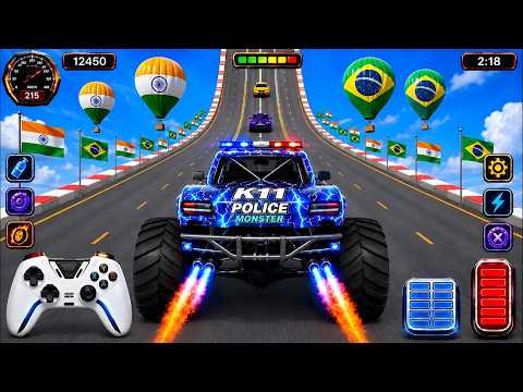 🔥 Monster Truck Mega Ramp Racing 2026 🚛 Impossible Stunts, Extreme Crashes & Epic Gameplay#Part7