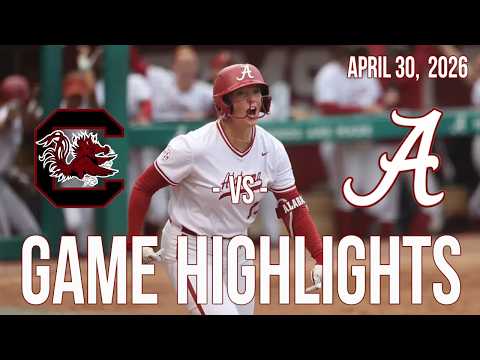 Alabama Softball 3, South Carolina 2 | Full Game Highlights (4/30/26)
