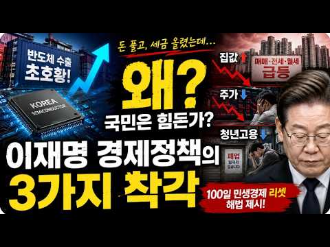 한국경제를 흔드는, 이재명 경제정책의 3가지 착각