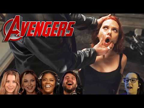 Best Reactions to "Black Widow Interrogation Scene" | Avengers (2012)