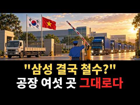 삼성 베트남 공장 이익이 23% 늘었는데 철수설이 안 죽는 이유 | 베트남 경제 상황 진짜 약점