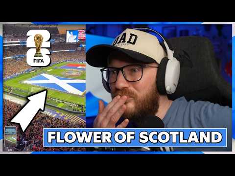 American Reacts To "Scotland Fans Sing Flower Of Scotland" | World Cup 2026