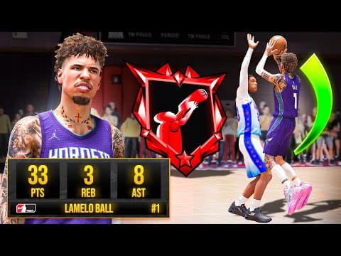 I RECREATED LaMelo Ball's 30 Piece Bench Game Realistically - Only Using Lamelo Animations NBA 2K26