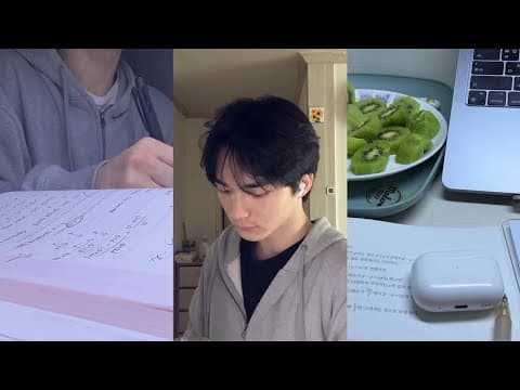 정신이 혼미해지는 현역 고3의 겨울방학 브이로그