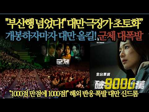 "개봉하자마자 대만 올킬! " 군체 대폭발 대만 역대급 기록! 난리난 관람후기 반응