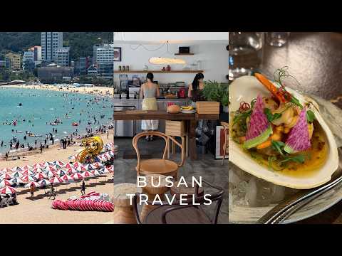 4 Days in Busan - Summer Beach, Aesthetic Cafe Hopping, Local Food & Shopping
