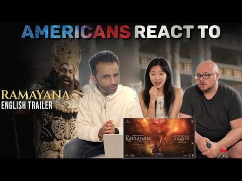 Ramayana Official English Trailer Reaction by New Yorkers | Ranbir Kapoor, Yash