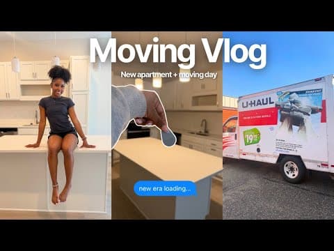 MOVING VLOG 📦✨ | Moving Into My New Apartment, Empty Apartment Tour, Unpacking + Decorating