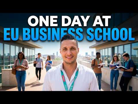Study Abroad in Barcelona: One Day at EU Business School — Lectures, Residence & Graduation Ceremony