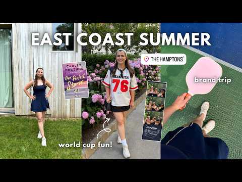 Hamptons brand trip, World Cup block party, escape to the lake & more! Summer VLOG