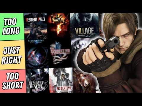 The Shortest Resident Evil Game is SHOCKINGLY Short... (RE Games Ranked by Length)