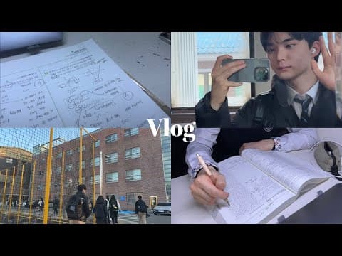 08이 왜 현역이지…? 고삼 개학 브이로그