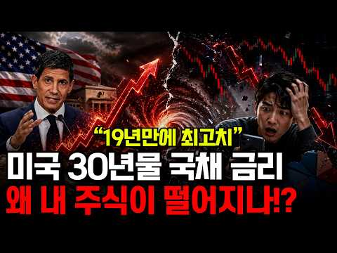 미국 채권 금리가 오르면 왜 내 주식이 떨어지나 | 코스피 700포인트 폭락한 진짜 이유 처음부터 끝까지 설명