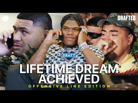 Top O-Line NFL Draft Call Reactions | Emotional Moments From The League’s Best Big Men 😤
