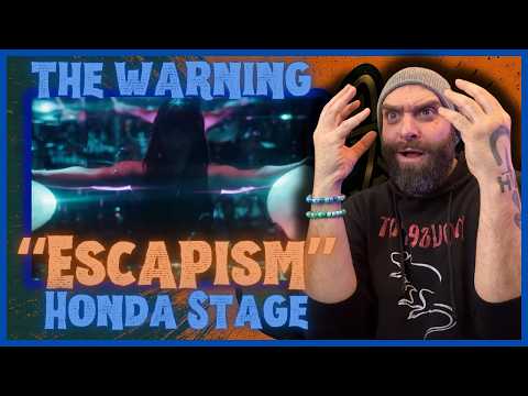 "Escapism" THE WARNING LIVE | The Honda Stage | LIVE REACTION!  They can't do wrong!