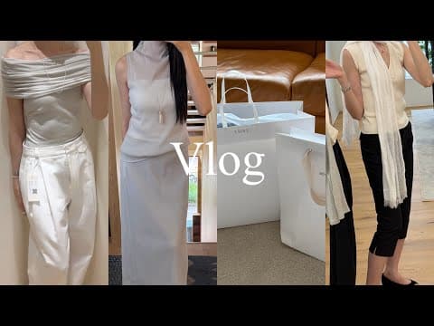 vlog 직장인 브이로그 | 지하철에서 번호 따인 가방 | 남친과 10주년이 됐어요 | 모노하 쇼룸 | 에레 • 문리  • che | 샤넬 25백 