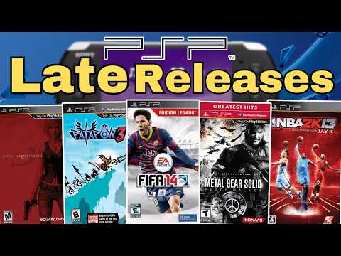 Shockingly Late PSP Games
