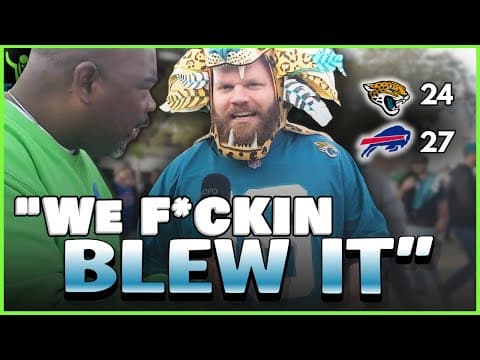 They Told Us This Was the Year | Jaguars vs Bills Fan Reactions (Wildcard Weekend 2026)