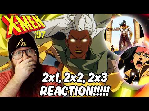 X-Men '97 - 2x1, 2x2, 2x3 REACTION!!! THE SHOW IS BACK! OMG!!!