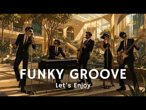 GOLDEN RHYTHM ATRIUM ✨ Analog Funk Groove for Focus, Study & Sunset Flow