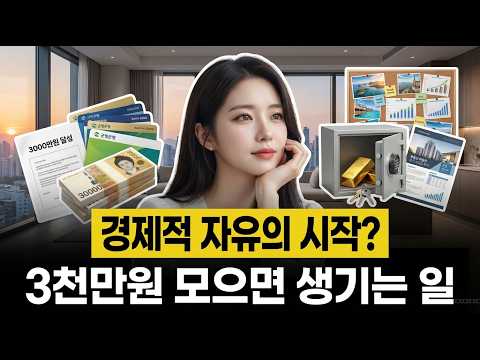 통장에 3000만원을 모으면 생기는 일, 3000만원의 비밀 | 경제 애니메이션
