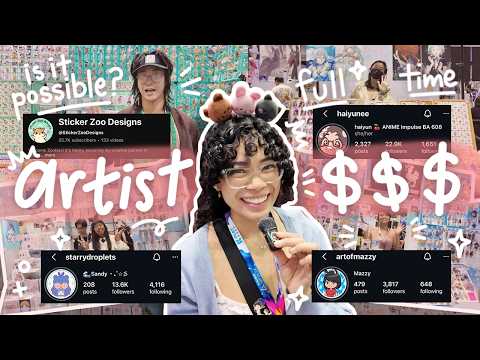 Asking Full-Time Artists HOW They Make Money (When the Economy Sucks) 📉
