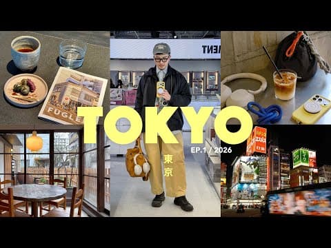 【Tokyo Vlog】東京を楽しむ5日間 | 40代男の一時帰国 | 原宿・青山・蔵前・参宮橋 | カフェ・買い物・ひとりランチ | アメリカ駐在 | ep.1