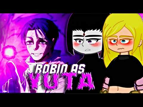 🇺🇸/🇧🇷 Teen Titans Go React to Robin As Yuta Okkotsu – Gacha React