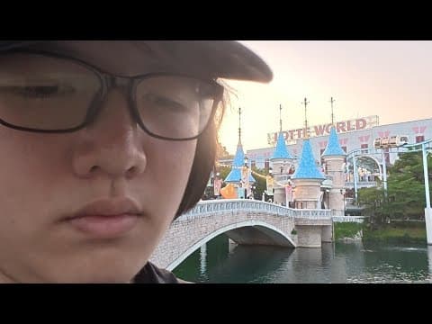 20살 아싸의 롯데월드 브이로그 도전기