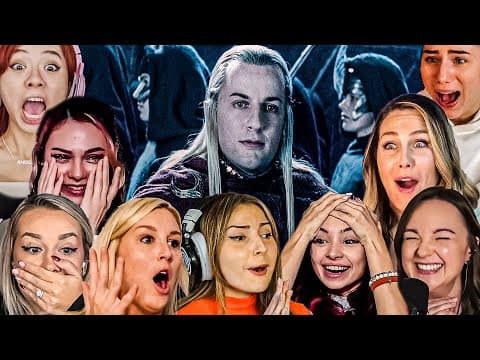 TOP FEMALE "ELFS ARRIVE AT HELM'S DEEP" Reactions! Lord of the Rings The Two Towers Movie Reaction