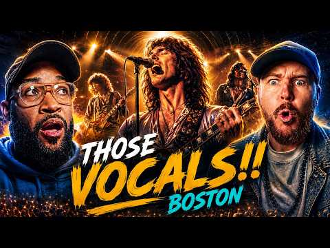 THOSE VOCALS ARE INSANE!! American Rappers React to Boston - More Than a Feeling