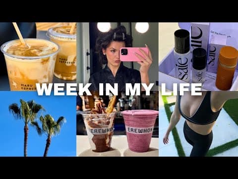 VLOG: Sunday reset, coffee in Beverly Hills, Erewhon, blowout tutorial, skincare routine, PR haul