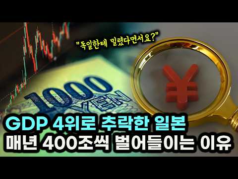"GDP 밀렸는데 400조 법니다" 수치로 본 일본 경제의 소름 돋는 반전