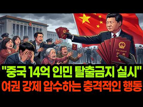 "중국 14억 인민 여권을 압수하기 시작했다" 경제가 무너지면 벌어지는 충격적인 일