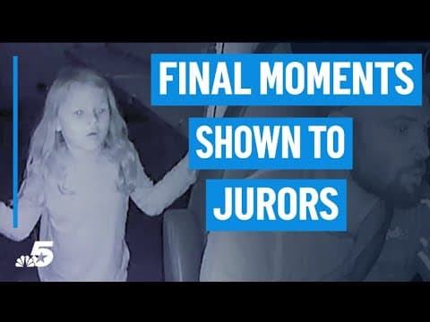 Athena Strand trial: Jurors see 7-year-old's final moments in disturbing video