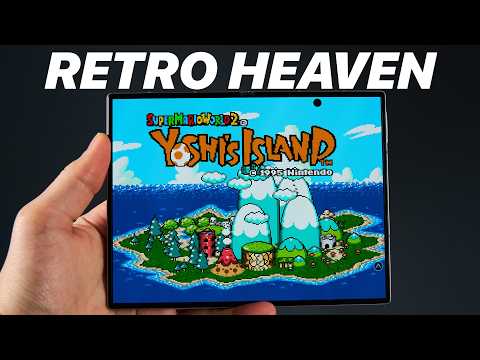 PERFECT for retro games! Samsung Galaxy Z Fold8 emulation test!