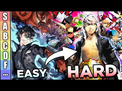 EVERY PERSONA GAME RANKED EASIEST TO HARDEST!
