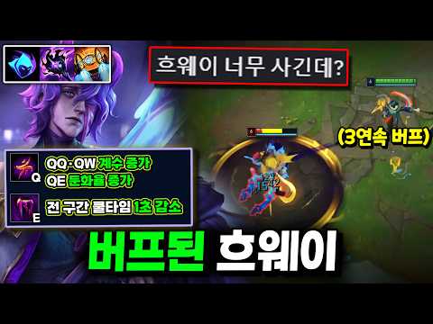3번 연속 버프받고 떡상한 "미드 흐웨이" 지금 안 쓰면 손해입니다!【미드 강의】