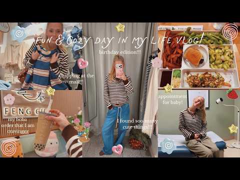 FUN AND COZY DAY IN MY LIFE VLOG! *birthday edition*