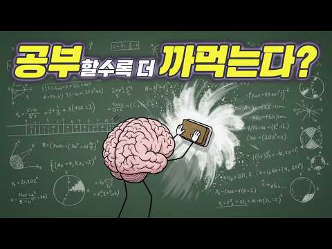 열심히 공부할수록 잊어버리는 이유! 뇌과학이 밝힌 ‘기억 파업’의 진실!