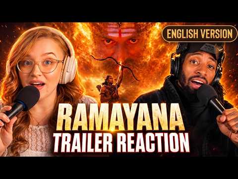We React To RAMAYANA's ENGLISH Trailer For The FIRST TIME