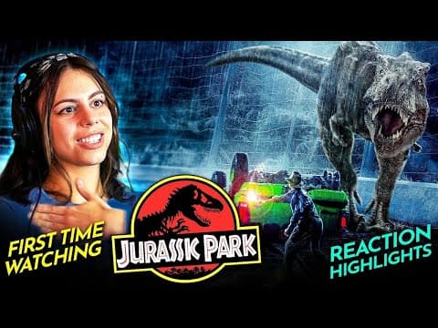 Leia hiding from JURASSIC PARK (1993) Movie Reaction FIRST TIME WATCHING [Reissue]